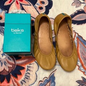 Tieks camel flats